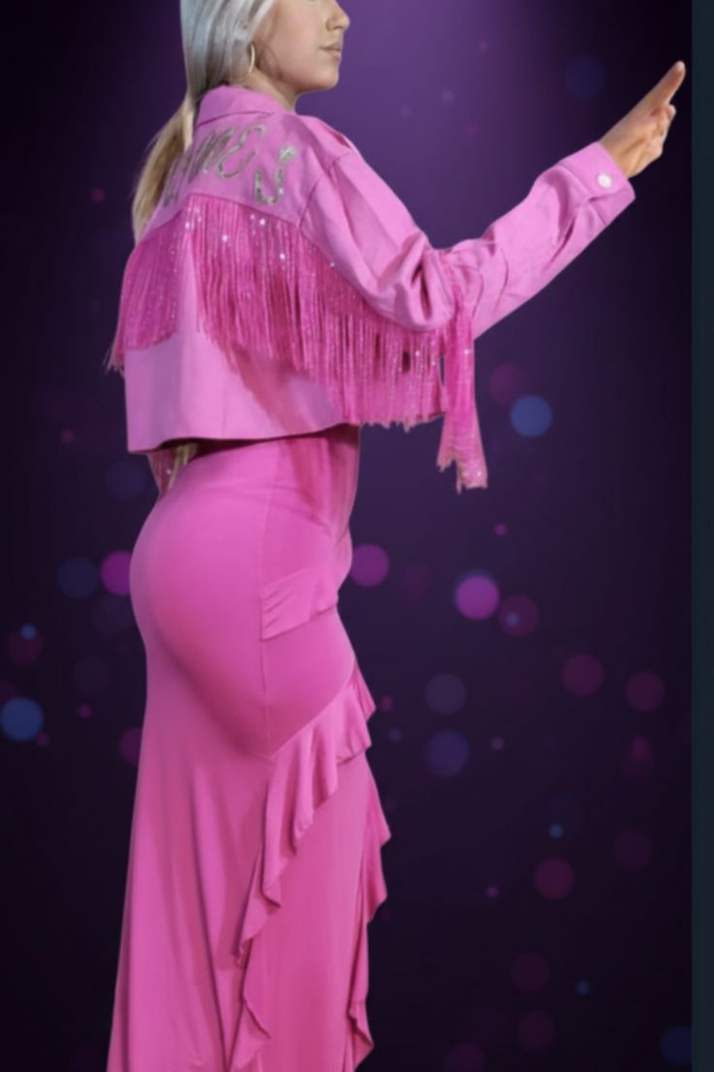 Asymmetrical Ruffle Maxi Skirt - Flowy Statement Skirt