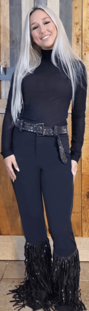 Cha Cha Fringed Long Pants - Unladylique