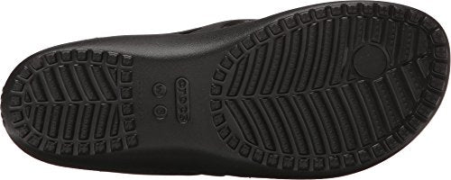 Crocs womens Kadee Ii Flip Flop, Black, 9 US