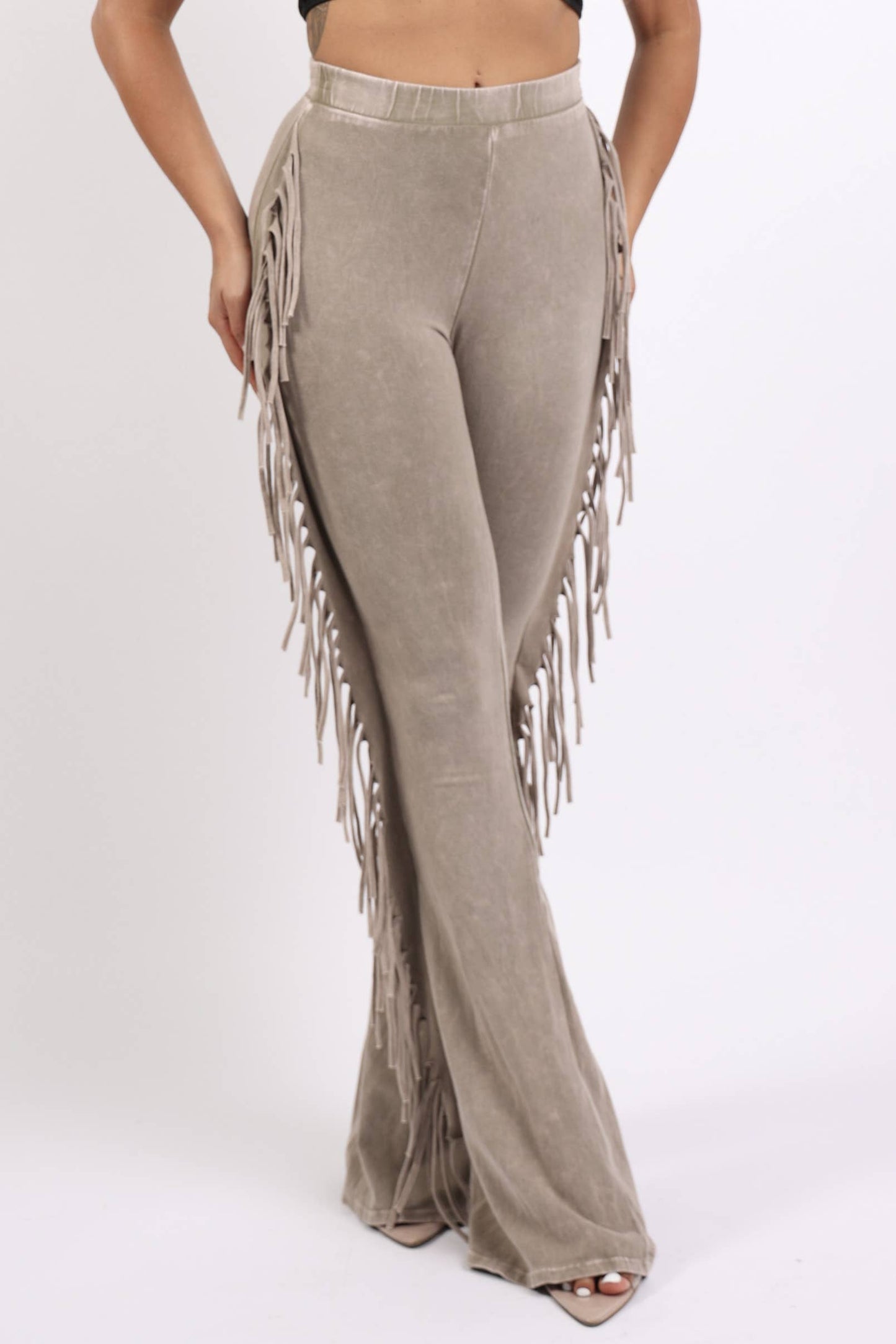 K Too - Fringe detailed pants - Unladylique