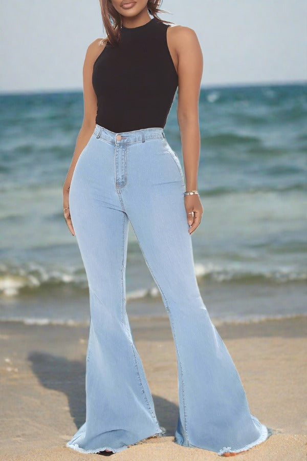 FASHION STRETCH WASH JEANS - Unladylique